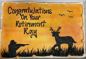 Hunting cake
